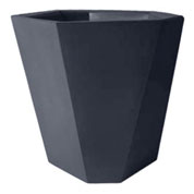 Jardinire Rock  D.105 H.104 cm - Anthracite